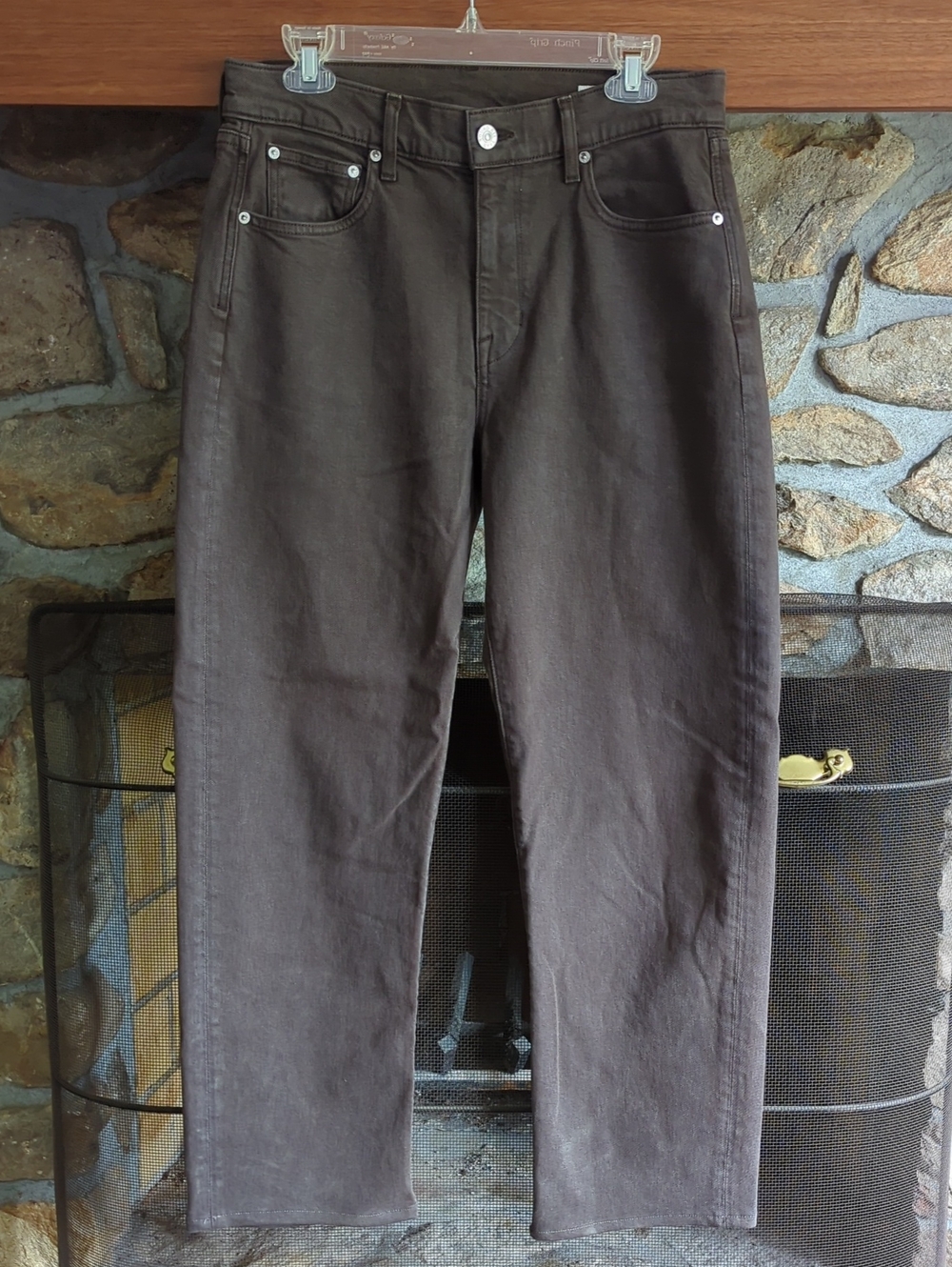 AYR The Get Up Barrel Jeans In Cigar